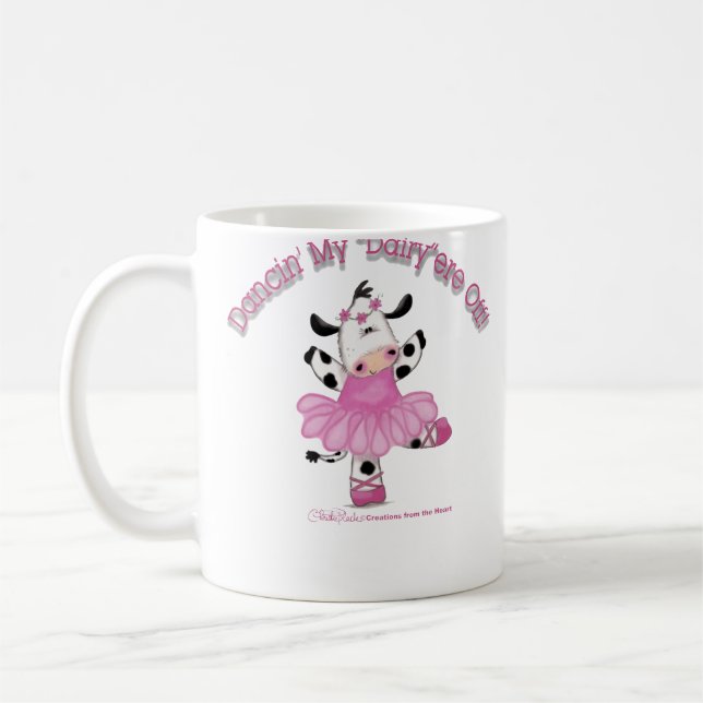 Taza De Café Ballerina Cow (Izquierda)