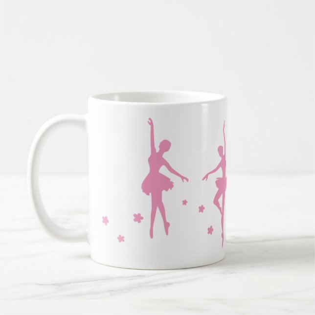 Taza De Café Ballerina Dancer Gift Mug | Apreciación (Izquierda)
