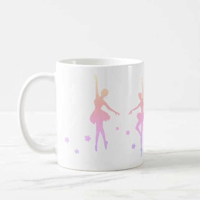 Taza De Café Ballerina Dancer Gift Mug | Cumpleaños considerand (Izquierda)