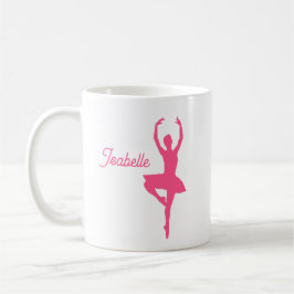 Taza De Café "Ballerina" Mug personalizado (rosa)