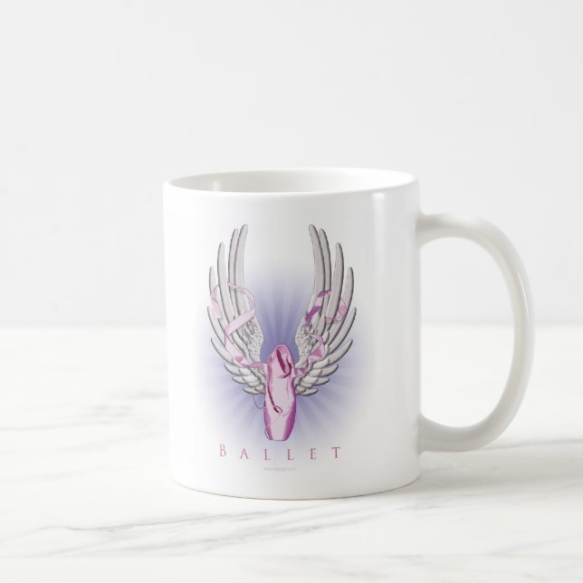 Taza De Café Ballet alado (Baile) Café Mug (Derecha)