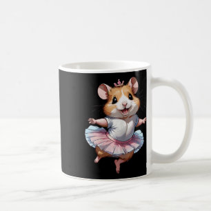 Taza De Café Ballet De Hamster Y Ballerin, Único Y Moderno