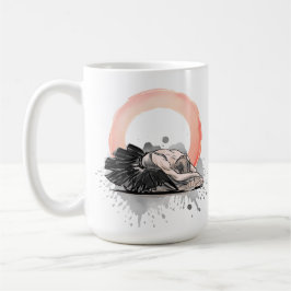 Taza De Café Ballet Enso Balance es elegir centro mano derecha