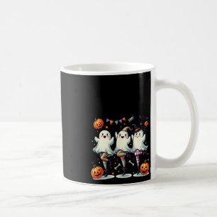 Taza De Café Ballet Gracioso de Boo-rée Fantasma Danza Hallowee