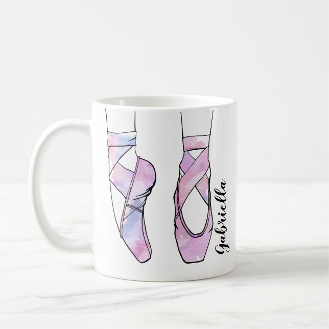 Taza De Café Ballet personalizado de Ballerina (Izquierda)