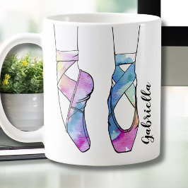 Taza De Café Ballet personalizado de Ballerina