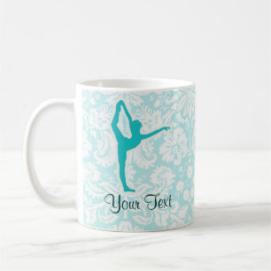 Taza De Café Ballet verde azulado