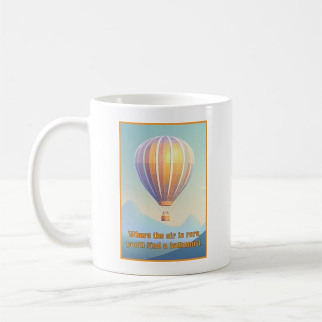 Taza De Café Balón de aire caliente (Izquierda)