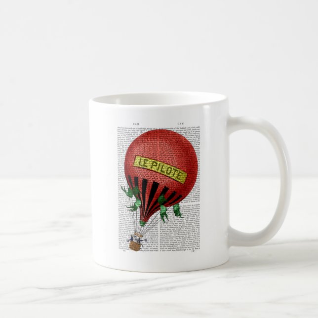 Taza De Café Balón de aire caliente Le Pilote 2 (Derecha)