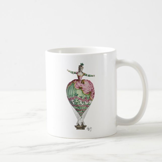 Taza De Café Balón de aire caliente mujer 2 (Derecha)