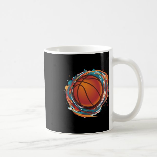 Taza De Café Balón de baloncesto giratorio (Derecha)