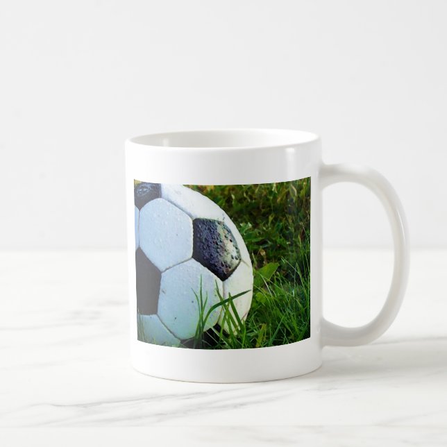 Taza De Café Balón de fútbol - Balón de fútbol (Derecha)
