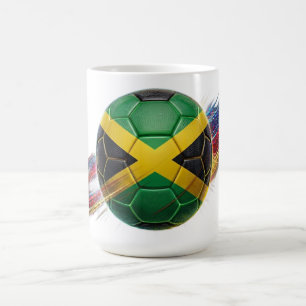 Taza De Café Balón de Fútbol de Jamaica Listo para el Estadio