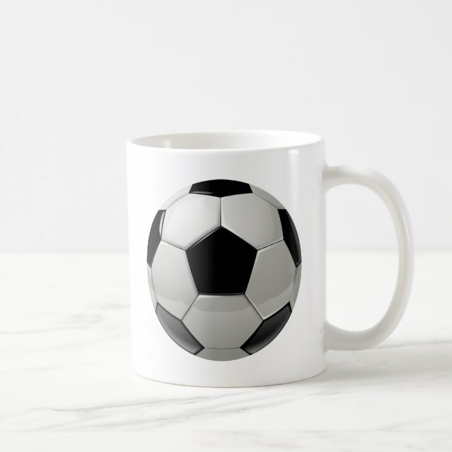 Taza De Café Balón de fútbol del fútbol (Derecha)