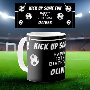 Taza De Café Balón de Fútbol Deportes Cumpleaños Infantil