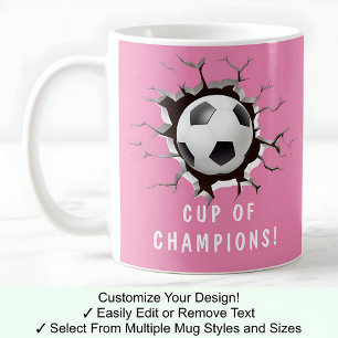 Taza De Café ¡Balón de fútbol en una taza! Novedad para amantes