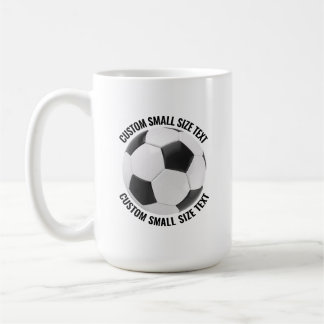 Taza De Café Balón de Fútbol Personalizado Pequeño 425 gramos P