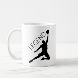 Taza De Café Baloncestista de Silhouette