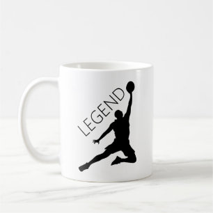 Taza De Café Baloncestista de Silhouette
