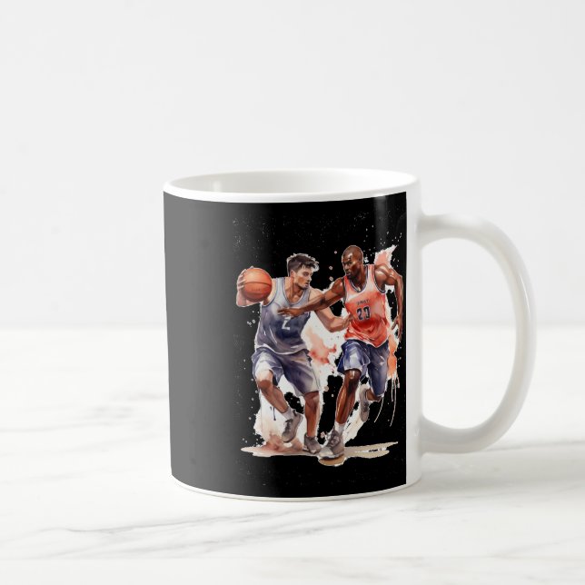 Taza De Café Baloncestistas (Derecha)