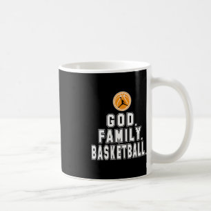 Taza De Café Baloncestistas Familia Dios Jugador Cristiano