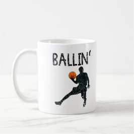 Taza De Café Baloncesto Ballin' Coffee Mug
