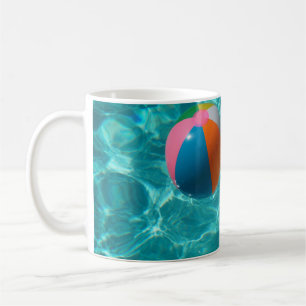 Taza De Café Baloncesto blanco y multicolor