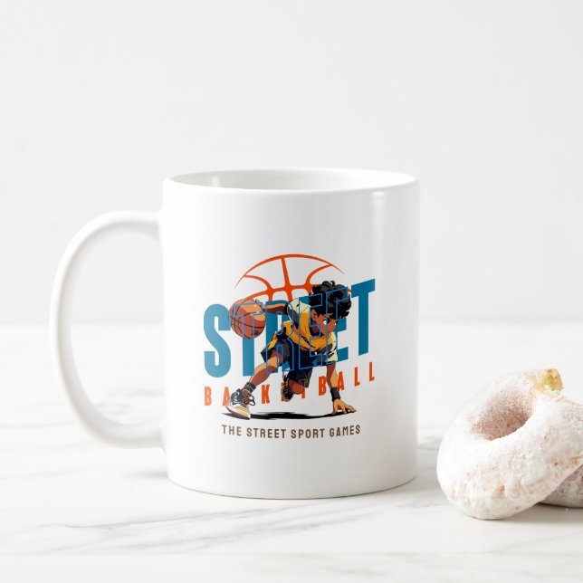Taza De Café Baloncesto callejero | 11# Mug clásico (Con donut)
