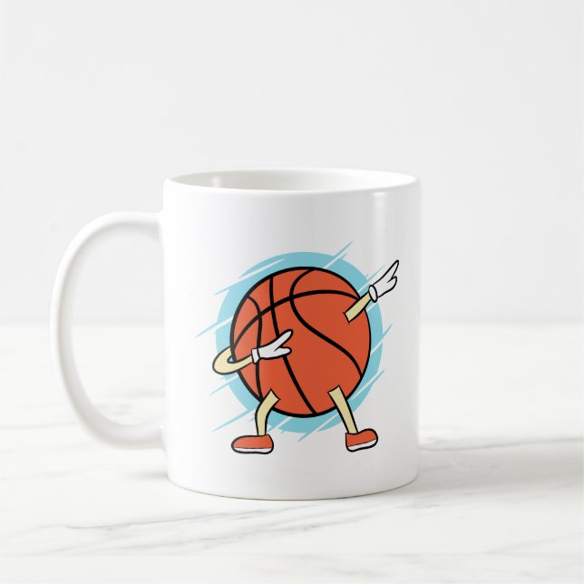 Taza De Café Baloncesto Dabbing (Izquierda)