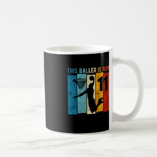 Taza De Café Baloncesto de 11 años Niño de 11 años
