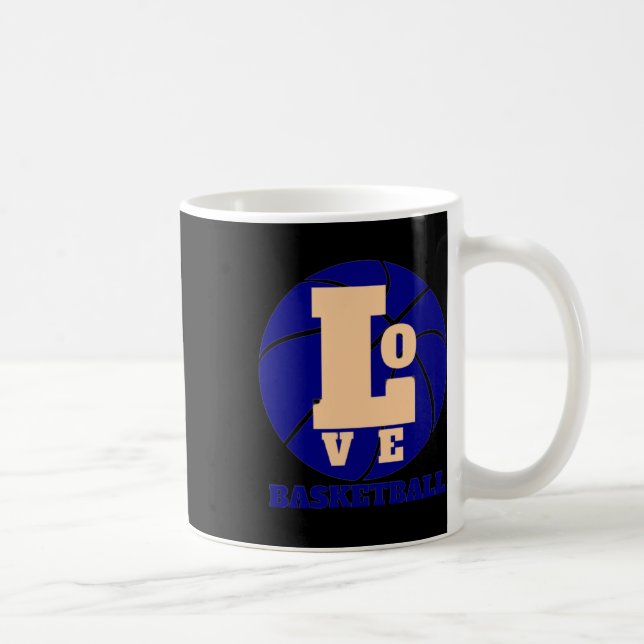 Taza De Café Baloncesto de amor 3 (Derecha)