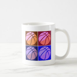 Taza De Café Baloncesto de arte pop