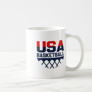 Taza De Café Baloncesto de Equipo de Usa