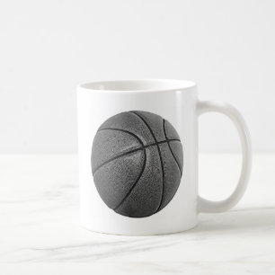 Taza De Café Baloncesto de escala de grises