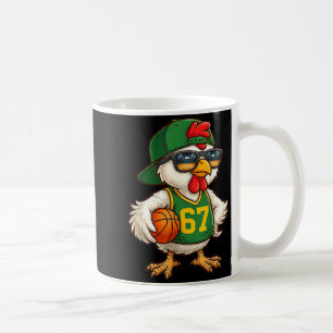 Taza De Café Baloncesto de Pollo 67 Gen Alpha Slang Srts Hombre