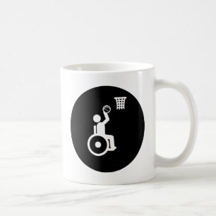 Taza De Café Baloncesto de silla de ruedas