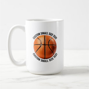 Taza De Café Baloncesto de Texto Personalizado Pequeño 0,44 L P
