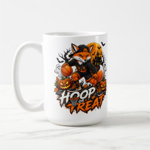 Taza De Café Baloncesto de Zorro Espeluznante de Halloween o Tr