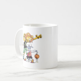 Taza De Café Baloncesto del león y de las ovejas