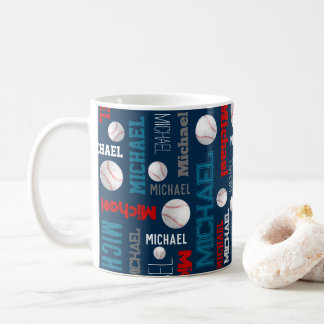 Taza De Café Baloncesto deportes de baloncesto nombre de costum