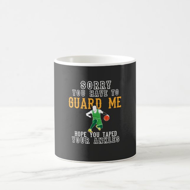 Taza De Café Baloncesto divertido (Centro)