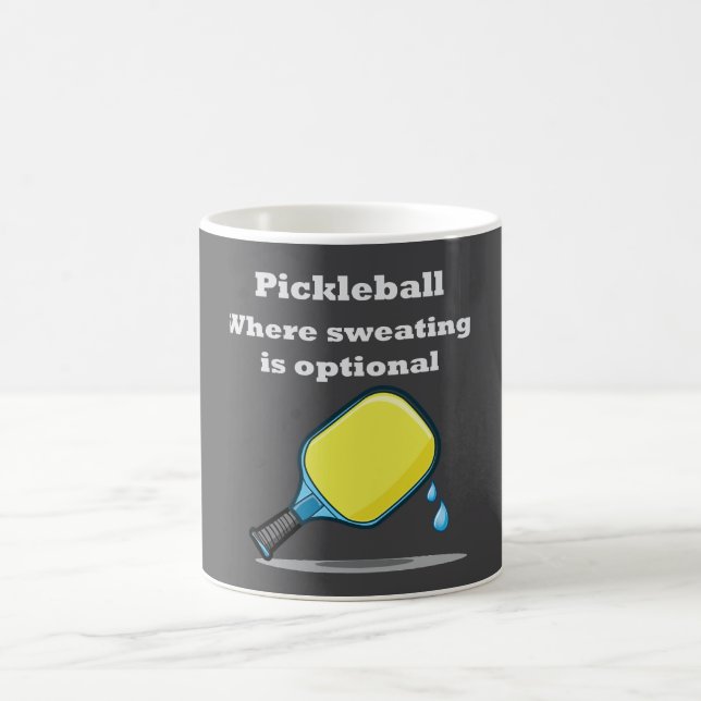 Taza De Café Baloncesto donde la sudoración es opcional (Centro)