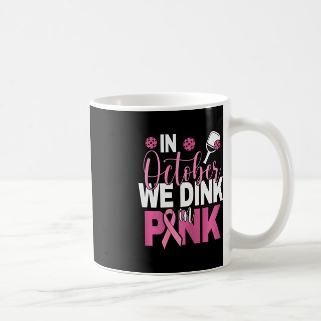 Taza De Café Baloncesto - En Octubre Caemos En Rosa (Derecha)