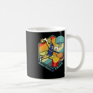 Taza De Café Baloncesto Fries Fastfood Burger Basketballer