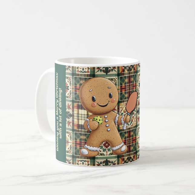Taza De Café Baloncesto 🎄 Gingerbread Dink (Anverso izquierdo)