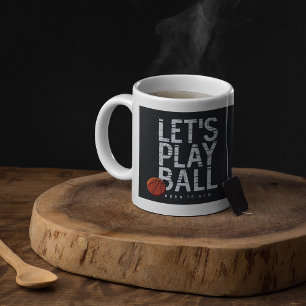 Taza De Café Baloncesto Juegue a la Bola Nacida para Ganar Depo