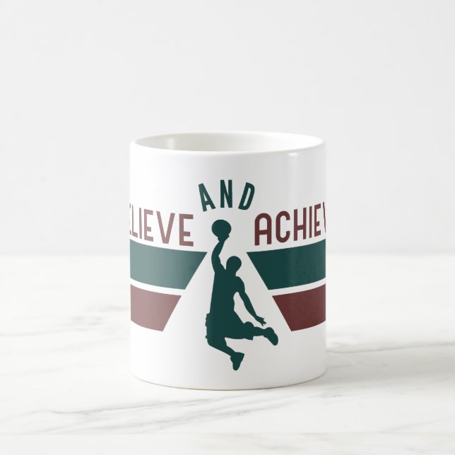 Taza De Café Baloncesto Lover Jugador Ventilador de Baloncesto  (Centro)
