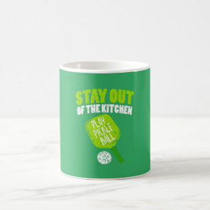 Taza De Café Baloncesto - Mantente Fuera De La Cocina