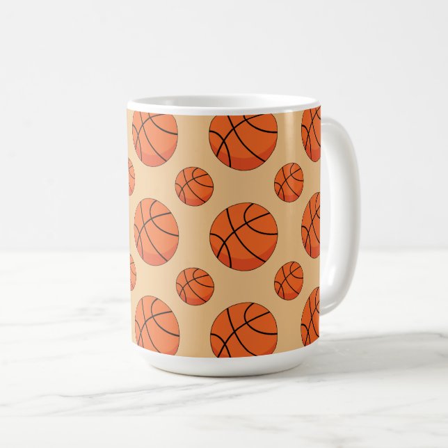 Taza De Café Baloncesto personalizado (Anverso derecho)