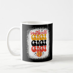 Taza De Café Baloncesto Softball Gigi Juego de Softbol Vibes Mo